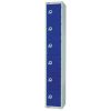 Elite Six Door 450mm Deep Lockers Blue