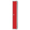 Elite Single Door 300mm Deep Lockers Red