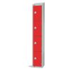 Elite Four Door 300mm Deep Lockers Red