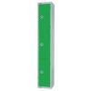 Elite Three Door 450mm Deep Lockers Green