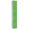 Elite Four Door 300mm Deep Lockers Green