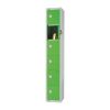 Elite Six Door 300mm Deep Lockers Green