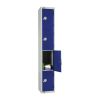 Elite Four Door 450mm Deep Lockers Blue