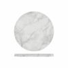 White Marble Agra Melamine Round Slab 28.5cm