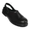 Slipbuster Lite Unisex Safety Chef Clogs Black