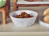 White Marble Agra Melamine Bowl 12.7 x 4.5cm - Pack of 24