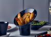 Midnight Black Melamine Boston Funnel Bowl 14 x 13 x 15.5cm - Pack of 8