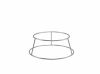 GenWare Silver Anti-Slip Round Buffet Riser 10cm