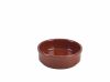 Genware Porcelain Terracotta Round Dish 10cm/4