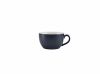 GenWare Porcelain Matt Blue Bowl Shaped Cup 25cl/8.75oz - Pack of 6