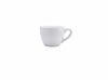 Genware Porcelain Bowl Shaped Cup 9cl/3oz - Pack of 6