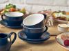 GenWare Porcelain Matt Blue Saucer 13.5cm/5.25