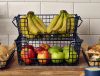 GenWare Black Wire Open Sided Display Basket GN1/3