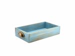 Genware Blue Wash Acacia Wood Display Drawer GN 1/3