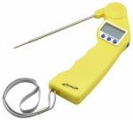 Genware Yellow Folding Probe Pocket Thermometer