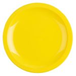 Olympia Kristallon Polypropylene Plates Yellow 230mm (12 pack)