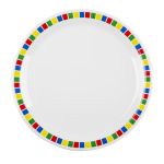 Olympia Kristallon Fairground Melamine Dinner Plates 230mm (12 pack)