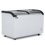 Blizzard Curved Glass Lid Freezer 420L