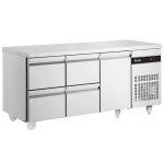 Inomak 1 Door 4 Drawer 1/1 Gastronorm Counter 429L