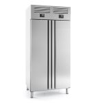 Infrico Double Door Stainless Steel 1/1 Fridge Freezer 325+325L