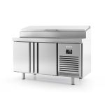 Infrico 2 Door 800mm Deep Prep Counter w/ Raised Collar 405L