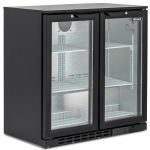 Double Hinged Glass Door Bottle Cooler