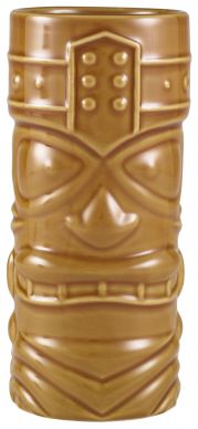 Genware Brown Tiki Mug 40cl/14oz - Pack of 4