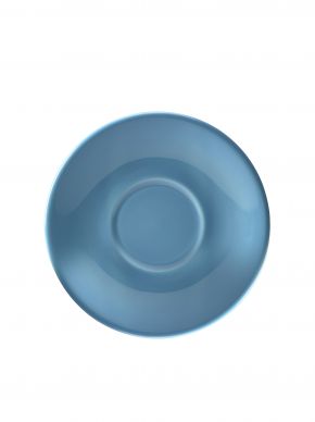 Genware Porcelain Blue Saucer 16cm/6.25