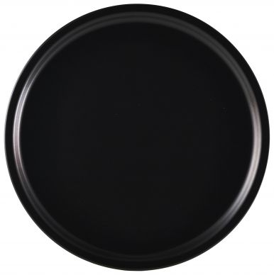 Luna Stoneware Black Pizza Plate 33cm/13