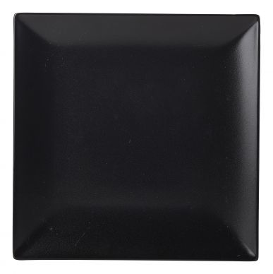 Luna Stoneware Black Square Plate 21cm/8.25