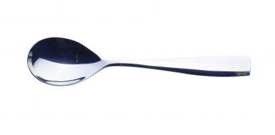 Genware Square Dessert Spoon 18/0 (Dozen)