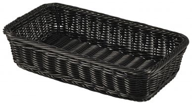 Polywicker Display Basket GN 1/3 Black