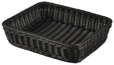 Polywicker Display Basket GN 1/2 Black