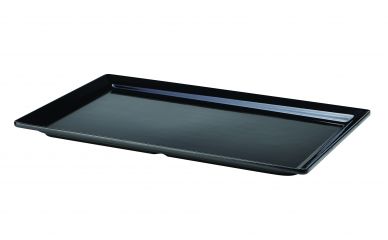 Black Melamine Platter GN 1/1 Size 53 X 32cm