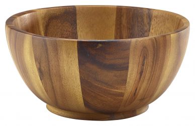 Acacia Wood Bowl 20Dia x 10cm