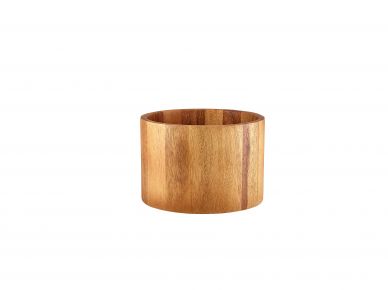 GenWare Acacia Wood Straight Sided Bowl 22.5 x 15cm