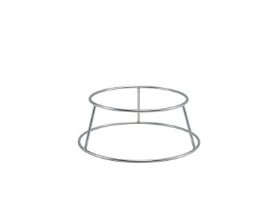 GenWare Silver Anti-Slip Round Buffet Riser 10cm