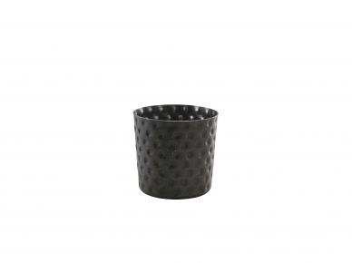 GenWare Black Vintage Steel Hammered Serving Cup  8.5 x 8.5cm - Pack of 12