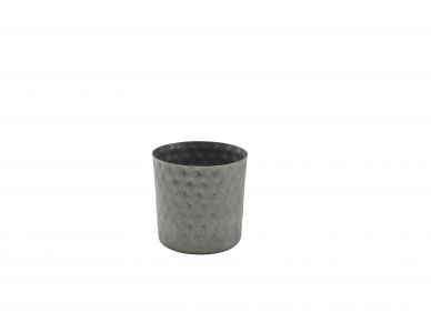 GenWare Vintage Steel Hammered Serving Cup 8.5 x 8.5cm - Pack of 12