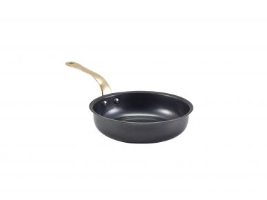 GenWare Black Vintage Steel Mini Fry Pan 15.5 x 4cm - Pack of 6