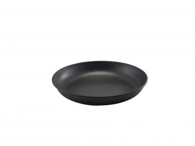 GenWare Black Vintage Steel Coupe Plate 24cm