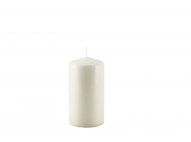 Pillar Candle 15cm H X 8cm Dia Ivory - Pack of 6