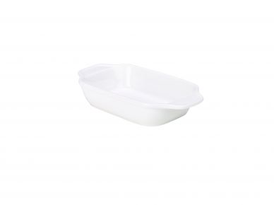 Genware Porcelain Individual Rectangular Dish 16 x 11cm/6.3 x 4.5