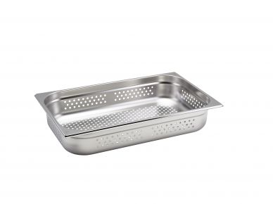 Perforated St/St Gastronorm Pan 1/1 - 100mm Deep