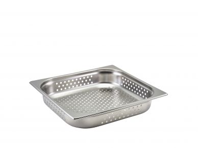 GenWare Perforated St/St Gastronorm Pan 2/3 - 65mm Deep