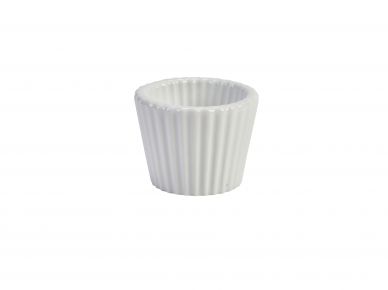 Genware Porcelain Fluted Ramekin 5.8cm/2.25