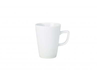 Genware Porcelain Conical Coffee Mug 22cl/7.75oz - Pack of 6