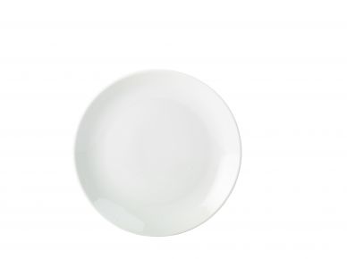 Genware Porcelain Coupe  Plate 24cm/9.5