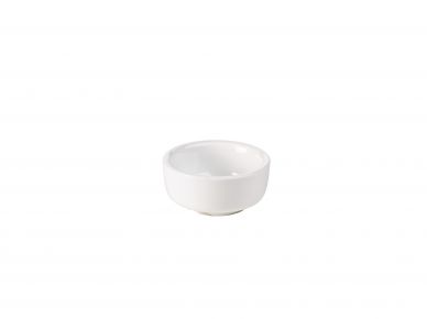 Genware Porcelain Butter Pat 6.5cm/2.5