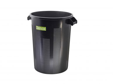 Black Dust Bin 100L